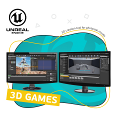 Unreal Engine 4. Игровой движок - КИБЕРшкола программирования для детей, компьютерные курсы для школьников, начинающих и подростков - KIBERone г. Канск