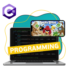 Программирование на C#. Удивительный мир 2D-игр - КИБЕРшкола программирования для детей, компьютерные курсы для школьников, начинающих и подростков - KIBERone г. Канск
