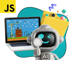 Язык программирования JavaScript + AI. Проектное обучение + геймификация + AI-помощники - КИБЕРшкола программирования для детей, компьютерные курсы для школьников, начинающих и подростков - KIBERone г. Канск